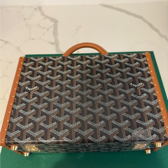 Goyard PM Black and Tan Hotel Trunk Bag BRAND NEW - Picture 7 of 10